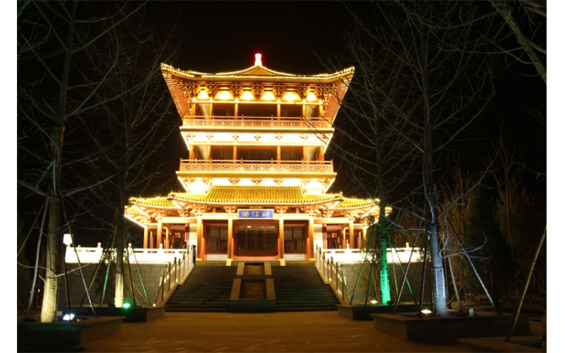 山東省濟(jì)南市章丘區(qū)繡江河公園景觀亮化工程