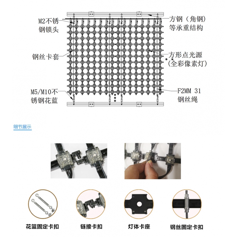 P38.5 LED 網(wǎng)格屏，LED網(wǎng)格軟屏，戶(hù)外LED網(wǎng)格屏